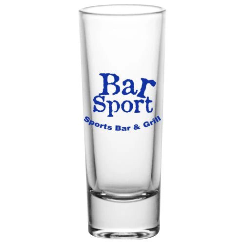 2oz Custom BarConic® Tall Shot Glasses - Clear - 12 Count