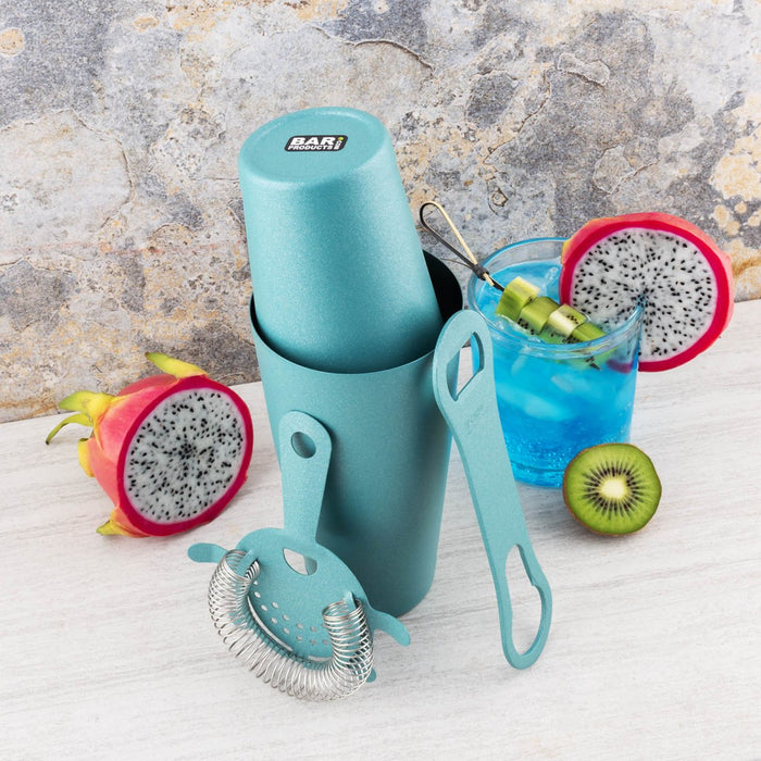 4 piece Bar Set with V-Rod® - Dragon Scale Teal