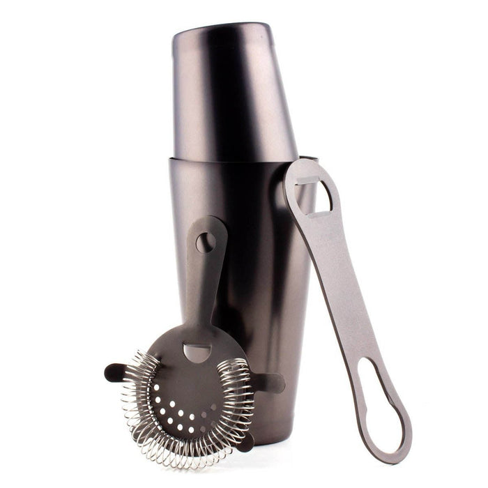 4 Piece Bar Set with V-rod® - Gunmetal