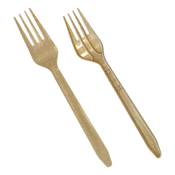 Natural Agave Utensils - 1,000 unwrapped per case