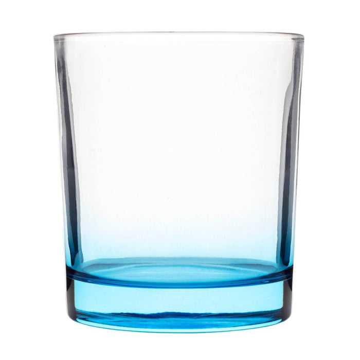 BarConic®  Light Blue Rocks Glass - 10 ounce