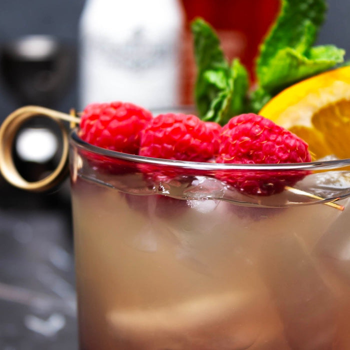 BarConic®  Light Blue Rocks Glass - 10 ounce