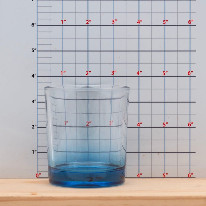 BarConic®  Light Blue Rocks Glass - 10 ounce