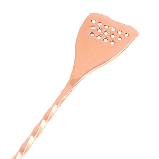 BarConic® Bar Spoon Strainer - Copper Plated - 40cm