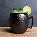 BarConic® Drinkware - Hammered Gun Metal Moscow Mule Mug - 18 ounce