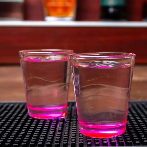 BarConic® Glassware - Shot Glass - Pink Wave 1.75 ounce