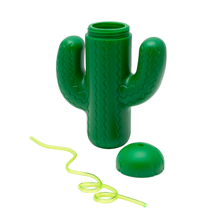 BarConic® Plastic Cactus Cup w/Lid and Straw - 20oz