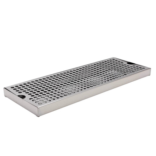 BarConic® Stainless Steel Drip Tray - Holes - 16" x 6"