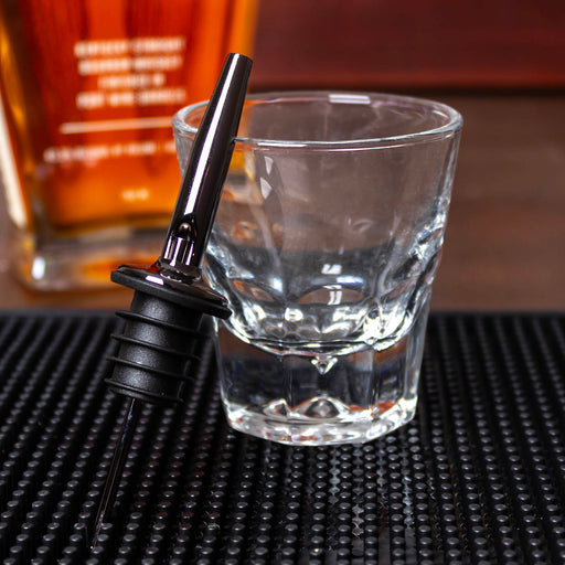 BarConic® Stainless Steel Liquor Pourer - Gunmetal Plated