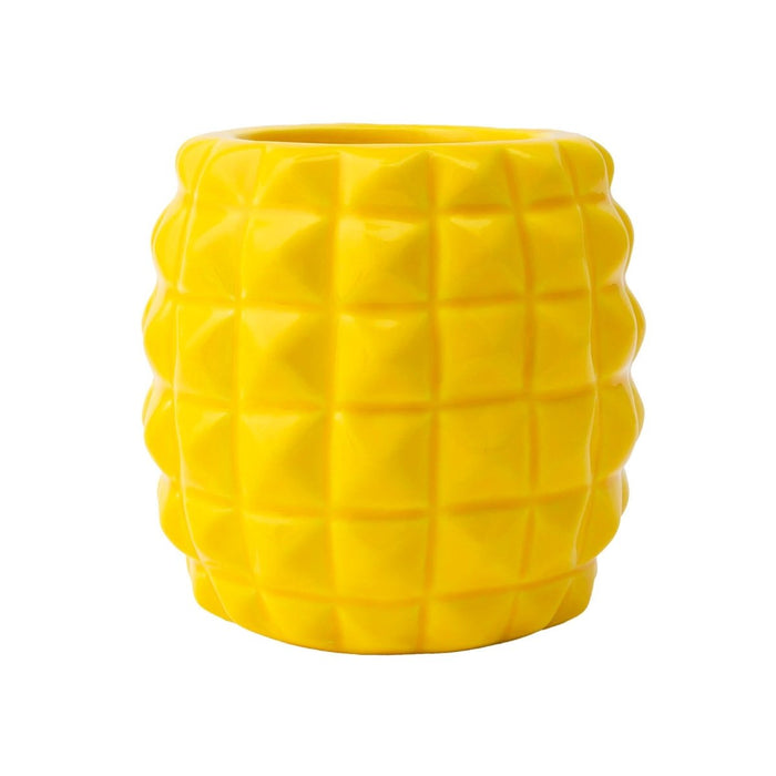 BarConic® Tiki Drinkware - Ceramic Pineapple with Lid - 20 ounce