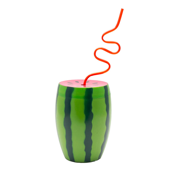 BarConic® Watermelon Novelty Cup w/Lid and Straw - 28 Oz