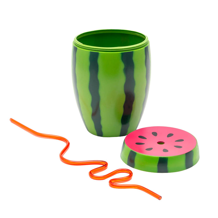 BarConic® Watermelon Novelty Cup w/Lid and Straw - 28 Oz