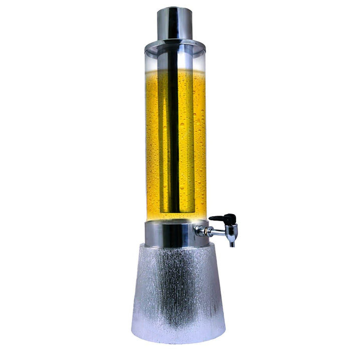 Beer Tower with Stainless Steel Insert and Base - 3 Liter
