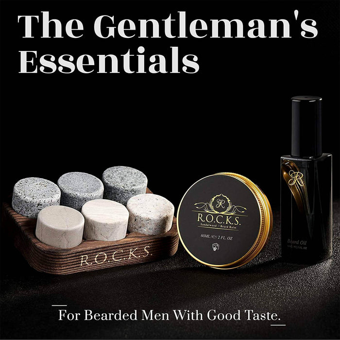 Whiskey Stones & Beard Grooming Kit