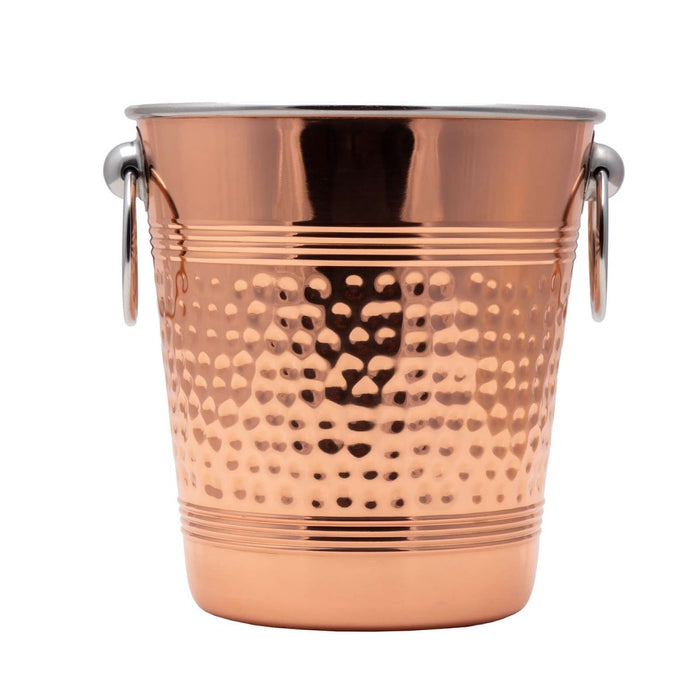 Copper Ice Bucket - Hammered Style