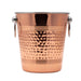 Copper Ice Bucket - Hammered Style