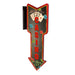 Customizable Vertical Hanging Wooden Arrow Sign Plaque Casino Theme Handcrafted in the USA 