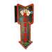Customizable Vertical Hanging Wooden Arrow Sign Plaque Casino Theme Handcrafted in the USA 