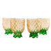 BarConic® Stackable Pineapple Glasses - Diamond Pattern  - Set of 4