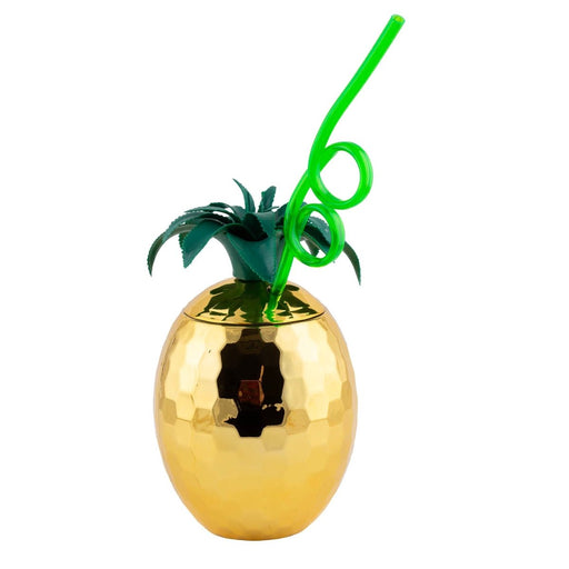 Gold Pineapple Disco Novelty Cup - 28 ounce
