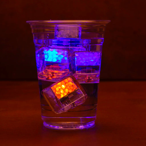 Liquid Activated Multi Color Ice Cubes  - 12pk
