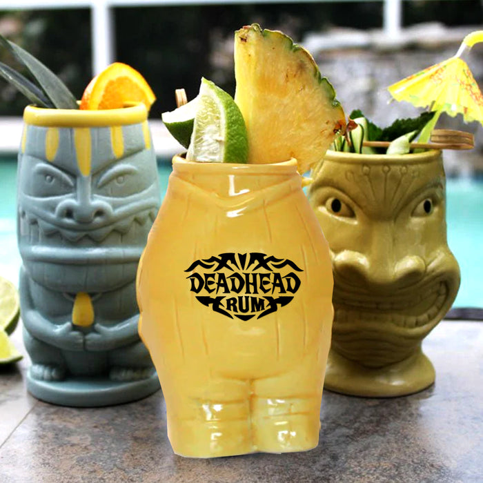 Imprinted BarConic® Tiki Drinkware - Good Luck Heart - 12 ounce
