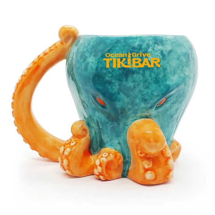 Imprinted BarConic® Tiki Drinkware - Octopus - 15 ounce