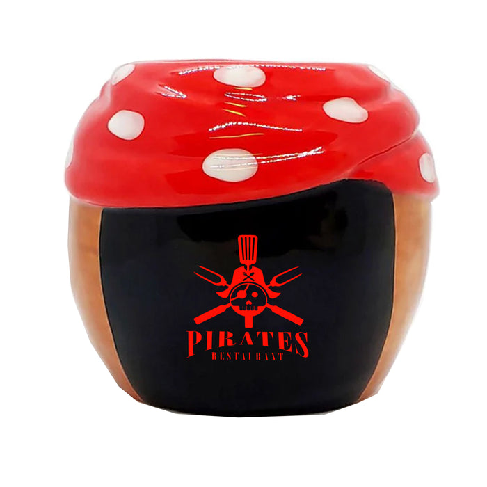 Imprinted BarConic® Tiki Drinkware - Pirate - 16 ounce