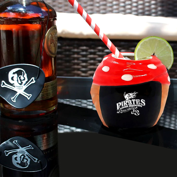 Imprinted BarConic® Tiki Drinkware - Pirate - 16 ounce