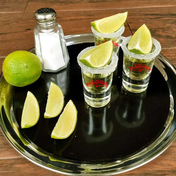 Imprinted BarConic® Flared Top Shot Glass with Thick Base - 25 ml