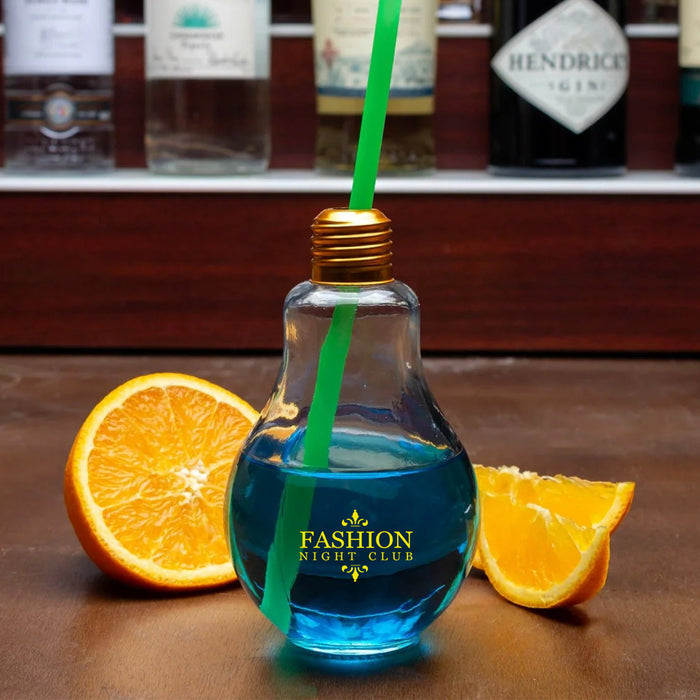 Imprinted Light Bulb Cocktail Glass- 10oz.