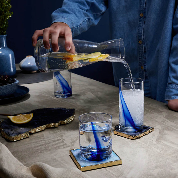 Libbey Blue Ribbon Impressions Glassware - Case of 12 - Size Options