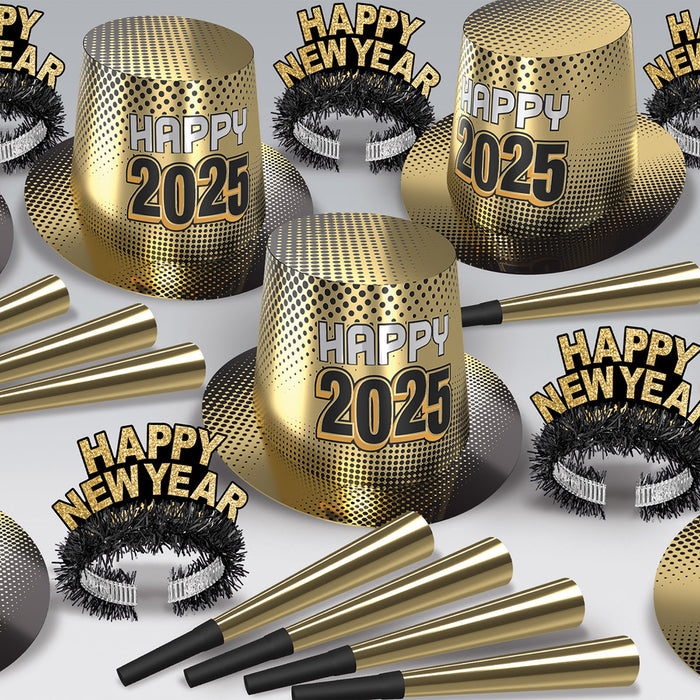 100 Happy New Year's Eve Party Kits - Choose NYE or 2025