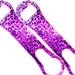 Pink or Purple Leopard Glitter V - Rod® Bottle Opener - Bar Products - Bottle Opener