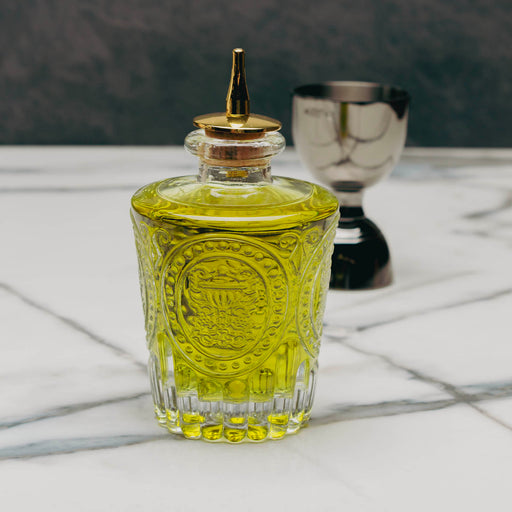 BarConic® Antique Bitters Bottle w/ Gold Plated Dasher Cork - 4 oz