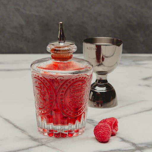 BarConic® Antique Bitters Bottle w/ Stainless Steel Dasher Cork - 4 oz