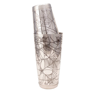 BarConic® Spider Web Etched Design - 18oz & 30oz Shaker Set