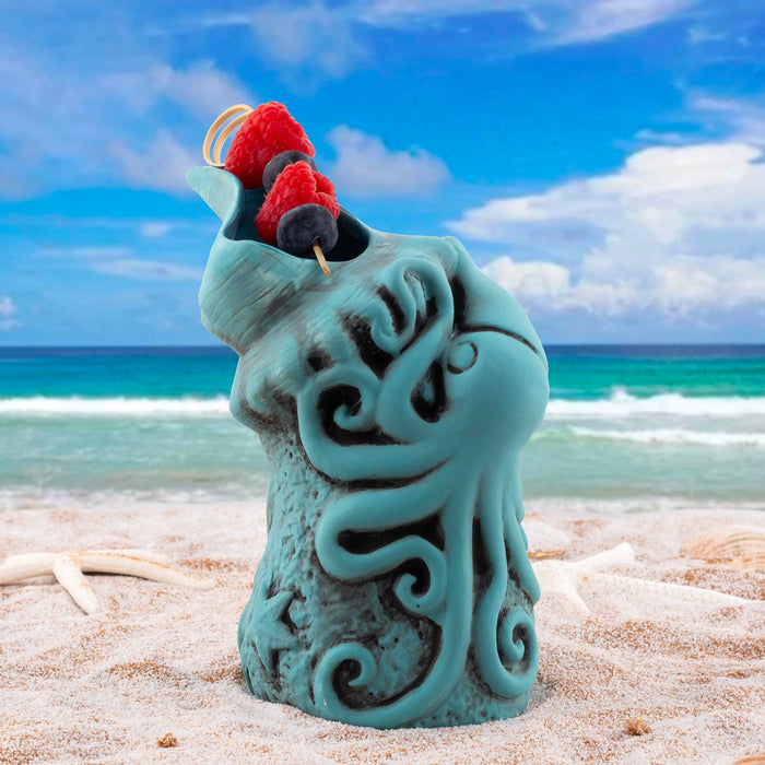 BarConic® Ceramic Ocean Life Themed Tiki ?Mug 