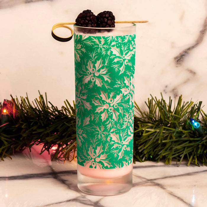 BarConic Highball / Collins Glasses - Christmas Themed Designs