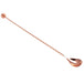 BarConic® Copper Plated Bar Spoon w/ Muddler Tip - Professional Grade - 40cm Length