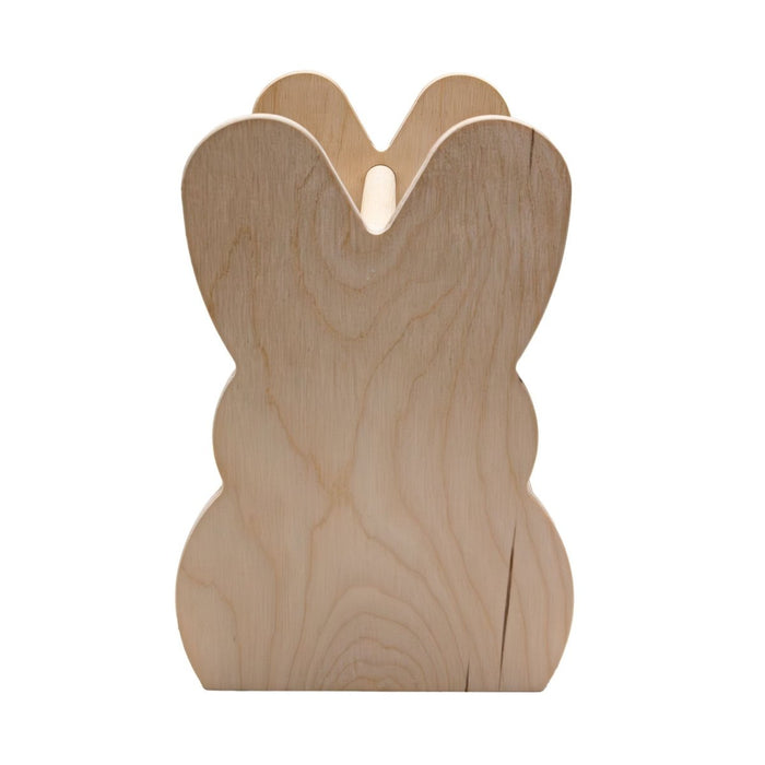 Wooden Bunny Basket - Natural