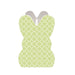 Wooden Bunny Basket - Tile Pattern - Green