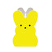 Wooden Bunny Basket - Marshmallow Bunny - Yellow
