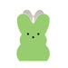 Wooden Bunny Basket - Marshmallow Bunny - Green