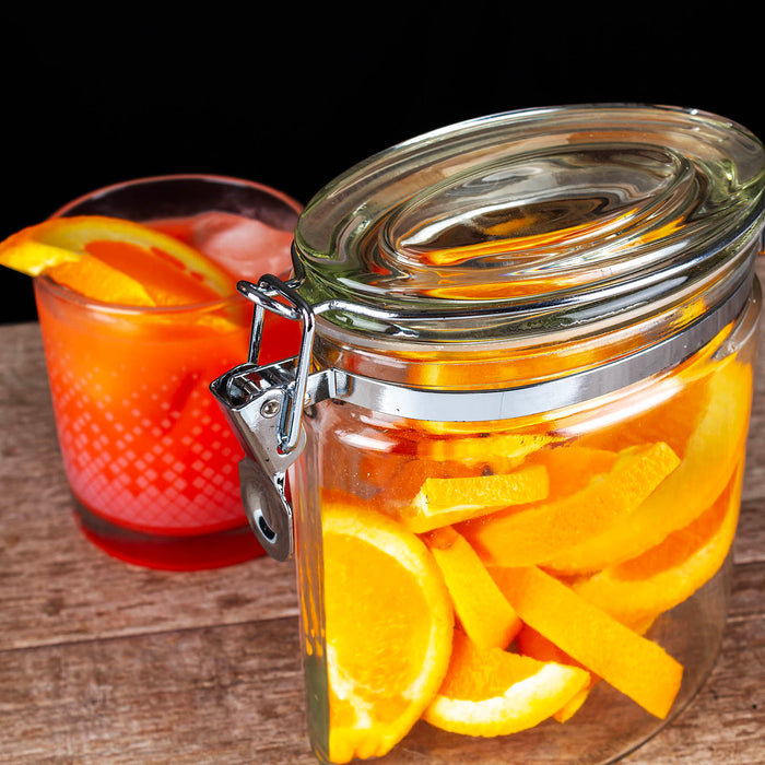 Glass Canisters - Oval with Air Tight Lid