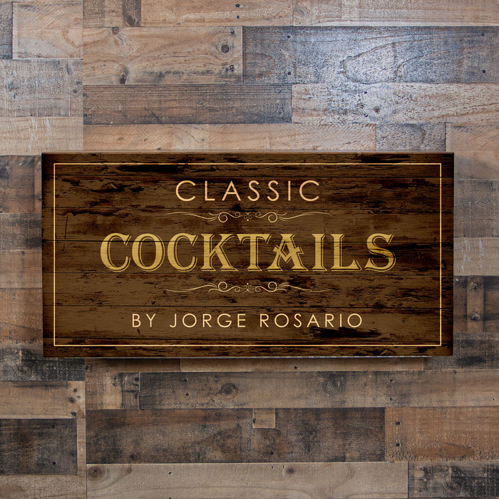 Murphy WalBAR™ - CUSTOMIZABLE Classic Cocktail Design - Handcrafted in USA
