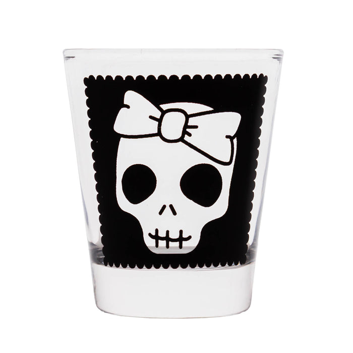Printed Shot Glasses - Cutsey Skulls - 1.75 ounce