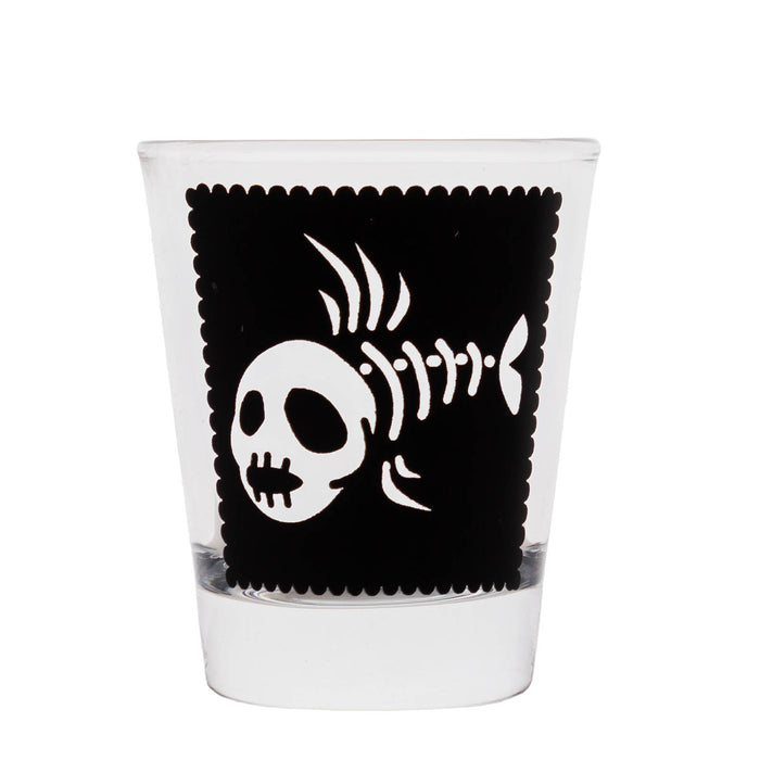 Printed Shot Glasses - Cutsey Skulls - 1.75 ounce