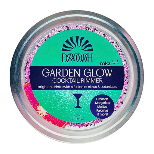 Garden Glow cocktail rimmer container with Daosh branding on a white background