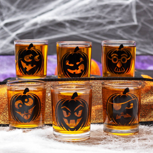Votive/Shot Glass - Jack O'Lantern - 2.5 Ounce